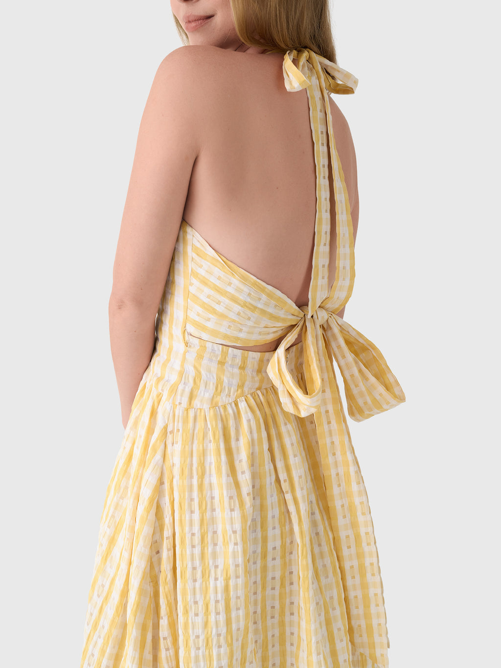 Rosie Assoulin Women's Halter in the Name of Love Dress - Saint Bernard