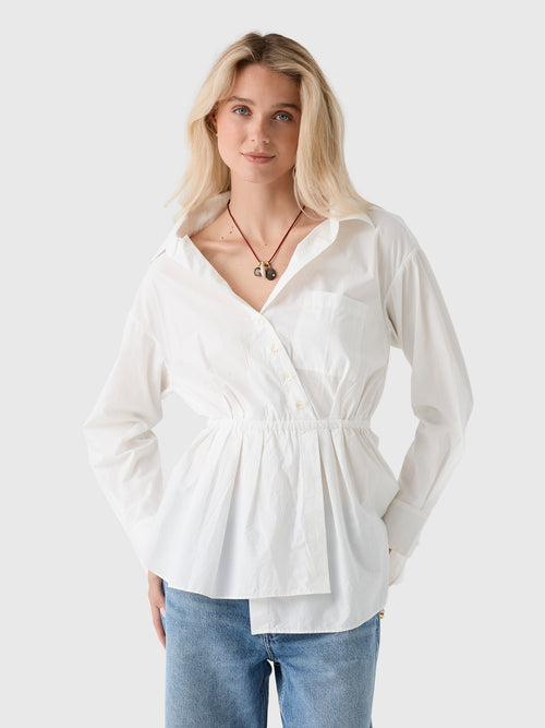 Rosie Assoulin Women's Falling Off The Shoulder Shirt