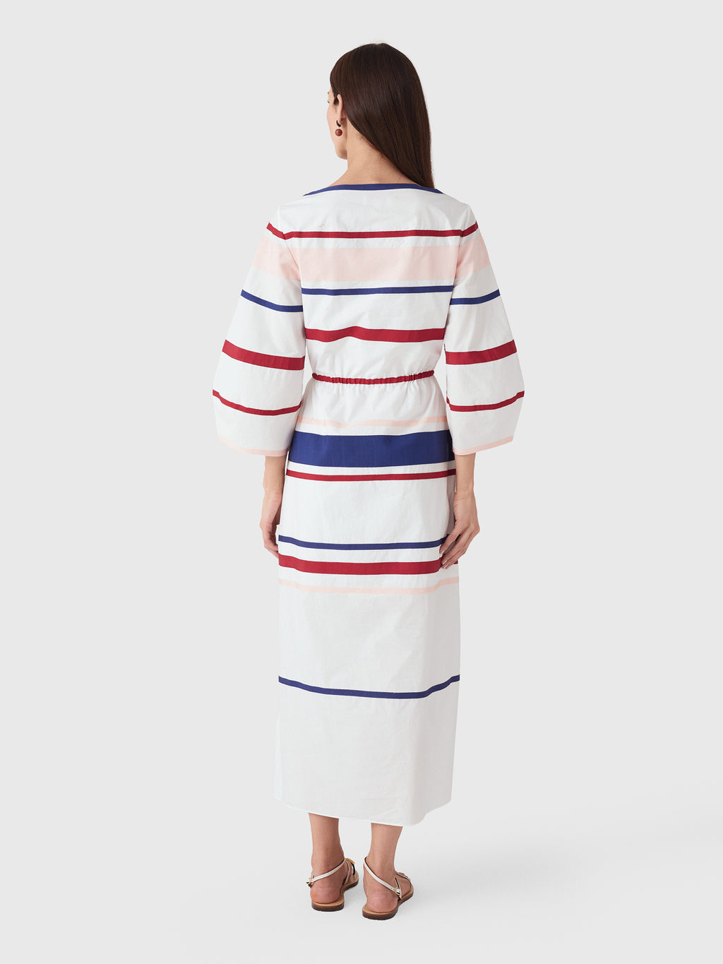 Rosie Assoulin Women's Ribbon Caftan Dress - Saint Bernard