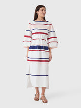 Rosie Assoulin Women's Ribbon Caftan Dress - Saint Bernard