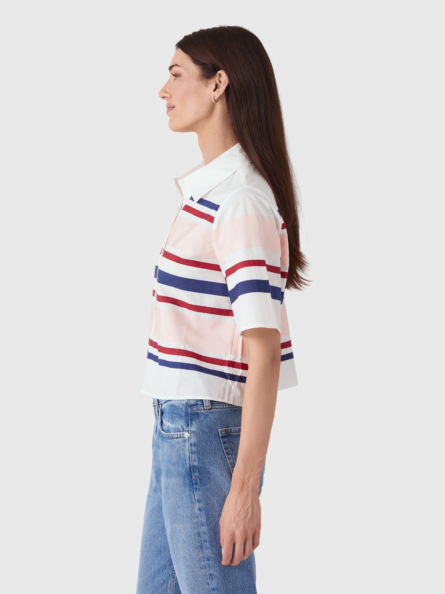 Rosie Assoulin Women's Ribbon Rugby Top - Saint Bernard