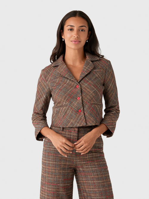 Rosie Assoulin Women's Cropped Jacket - Saint Bernard