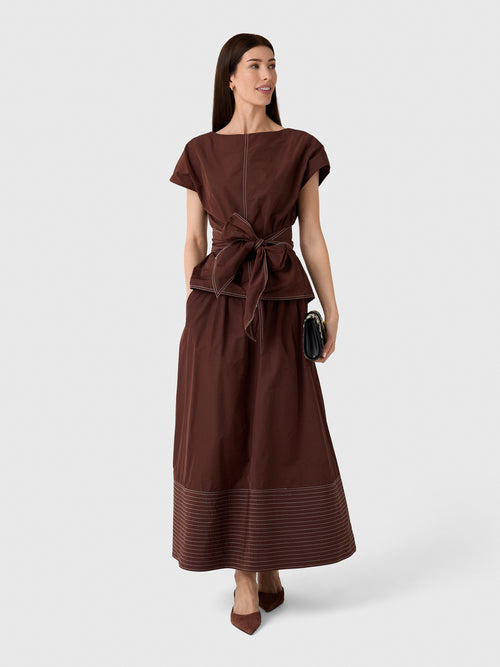 Rosie Assoulin Women's Paneled Hem Skirt - Saint Bernard