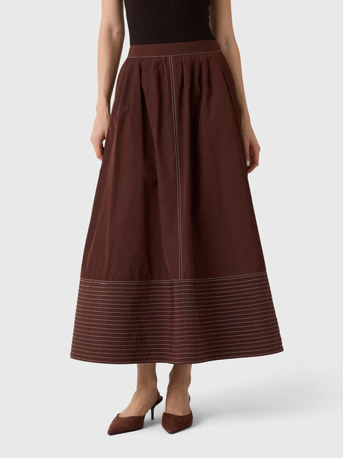 Rosie Assoulin Women's Paneled Hem Skirt - Saint Bernard