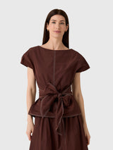 Rosie Assoulin Women's Don't Get Sash-y Top