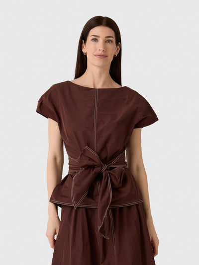 Rosie Assoulin Women's Don't Get Sash-y Top