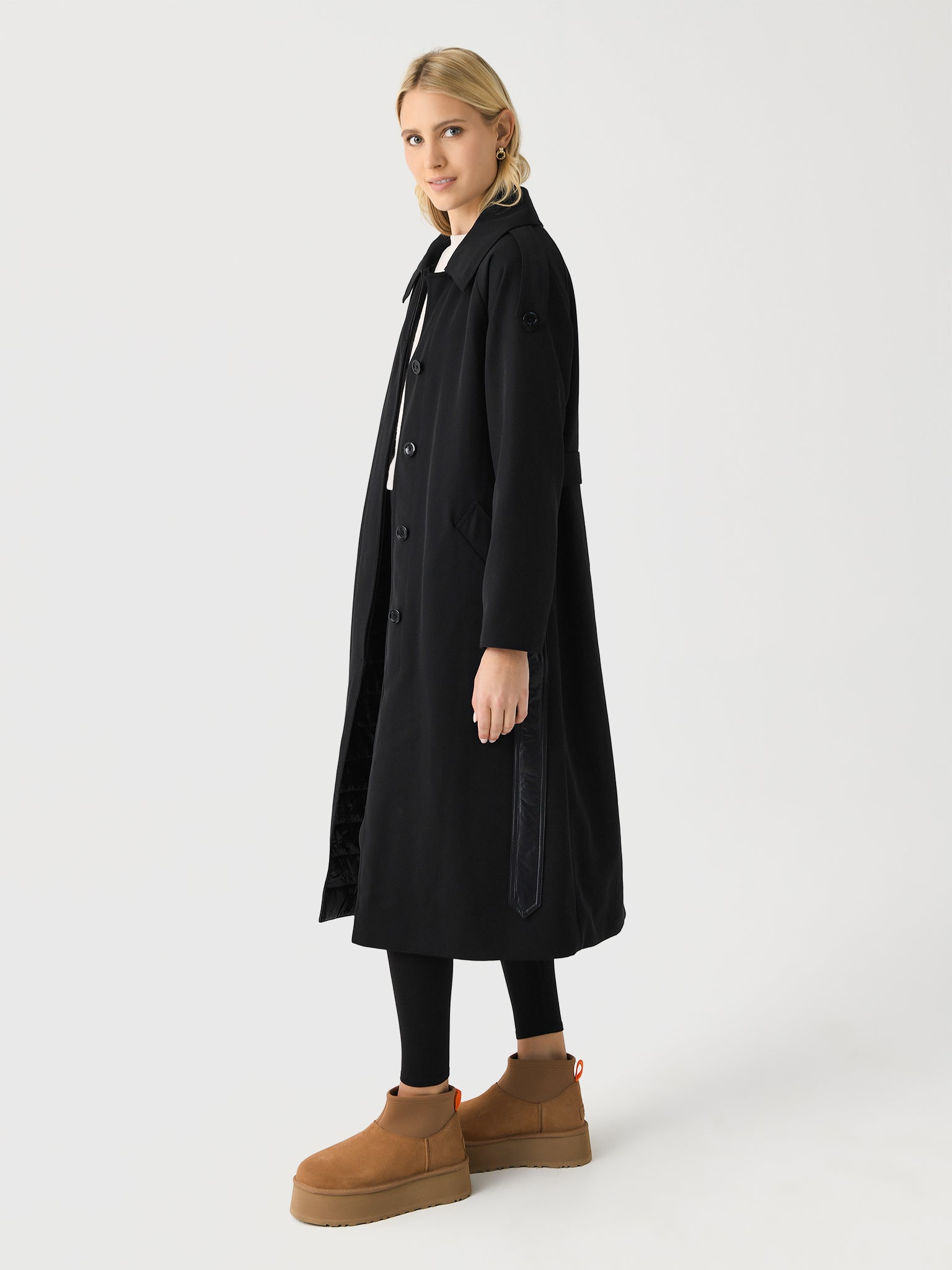 Herno Women's Belted Reversible Quilted Coat - Saint Bernard