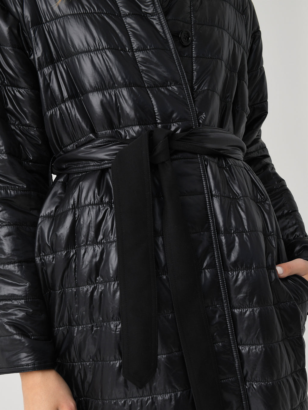 Herno Women's Belted Reversible Quilted Coat - Saint Bernard