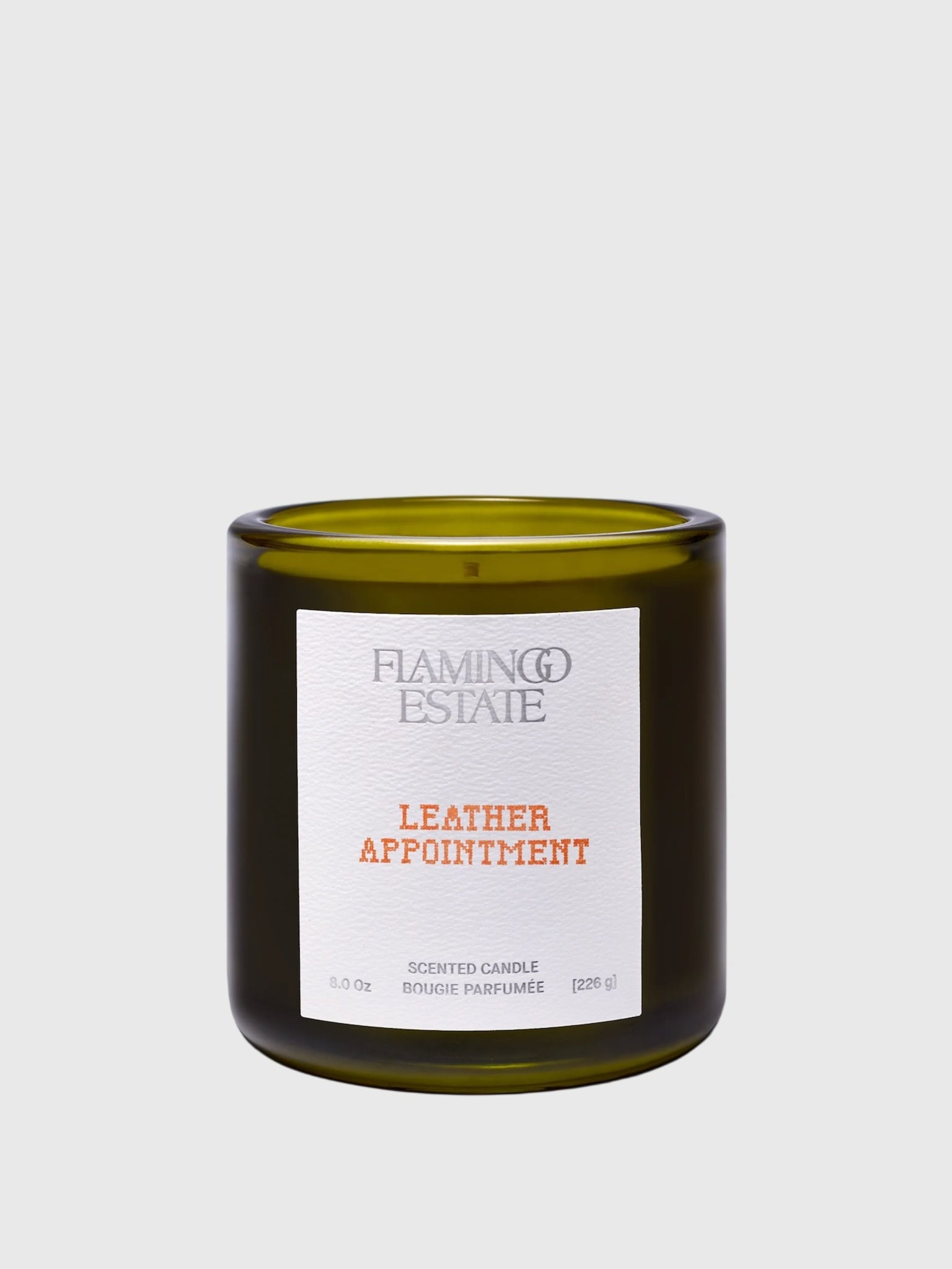 Flamingo Estate Leather Appointment Candle - Saint Bernard