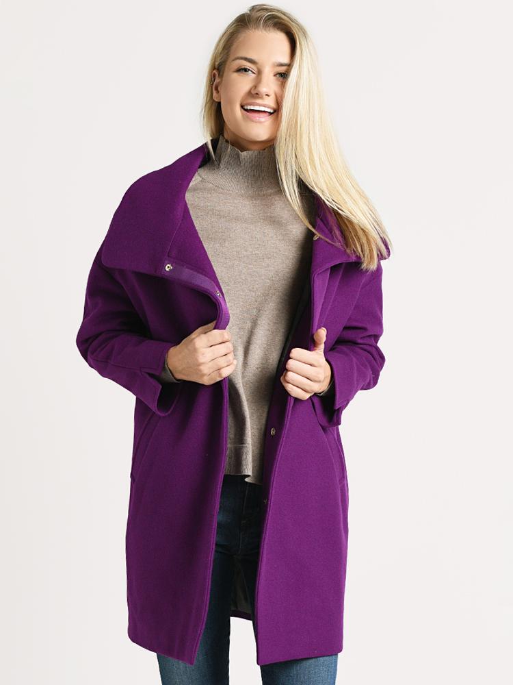 Herno Women's Woven Coat - Saint Bernard