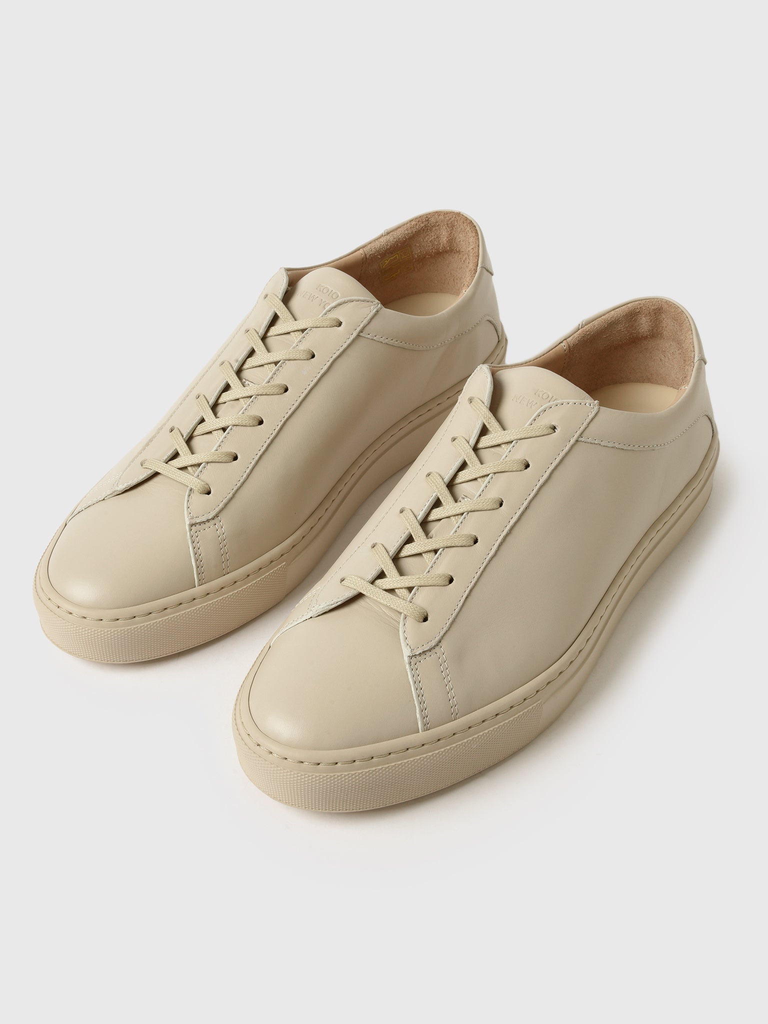 Koio Men's Capri Leather Sneaker - Saint Bernard