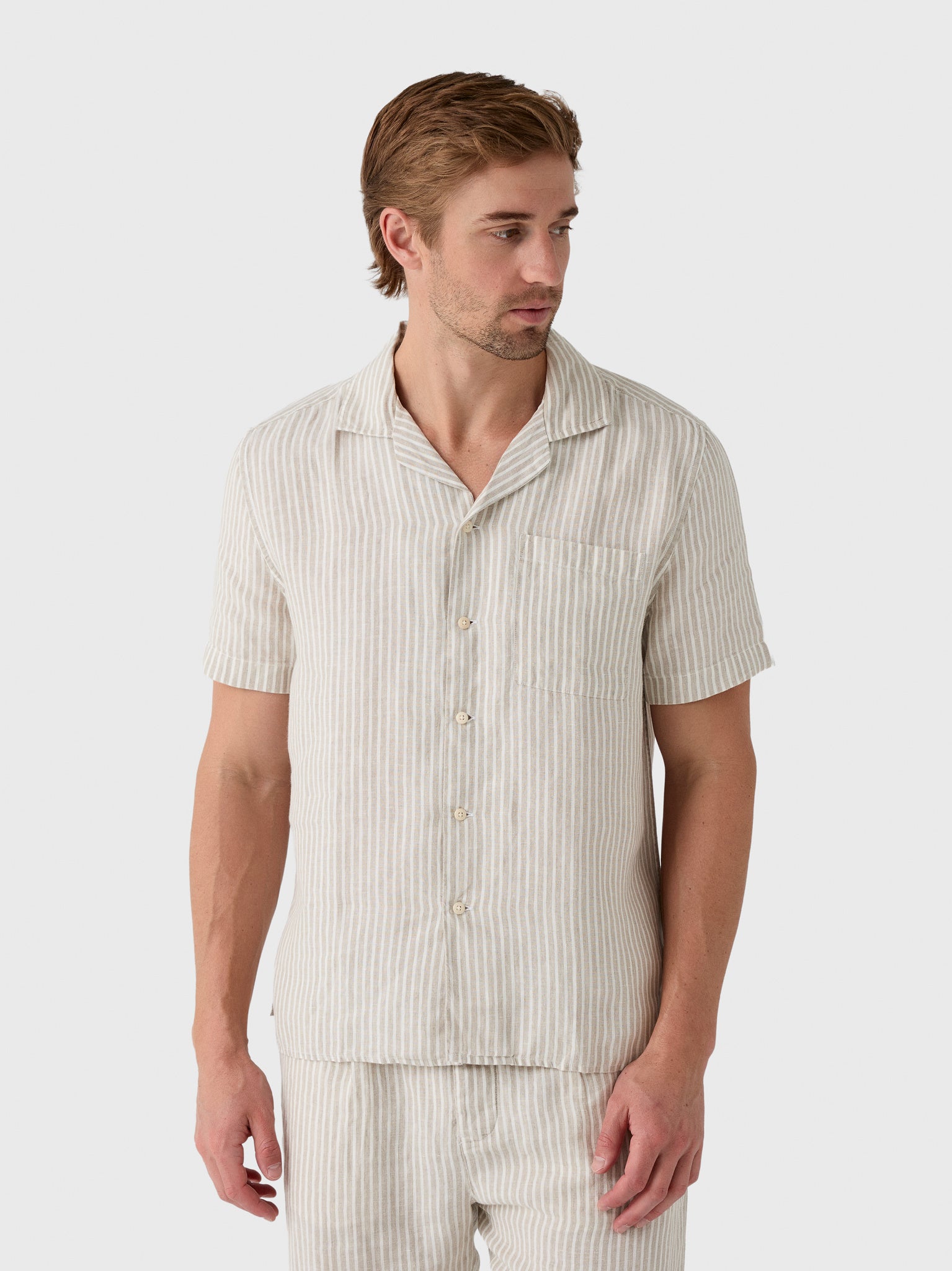 Alex Crane Men's Camp Shirt - Saint Bernard