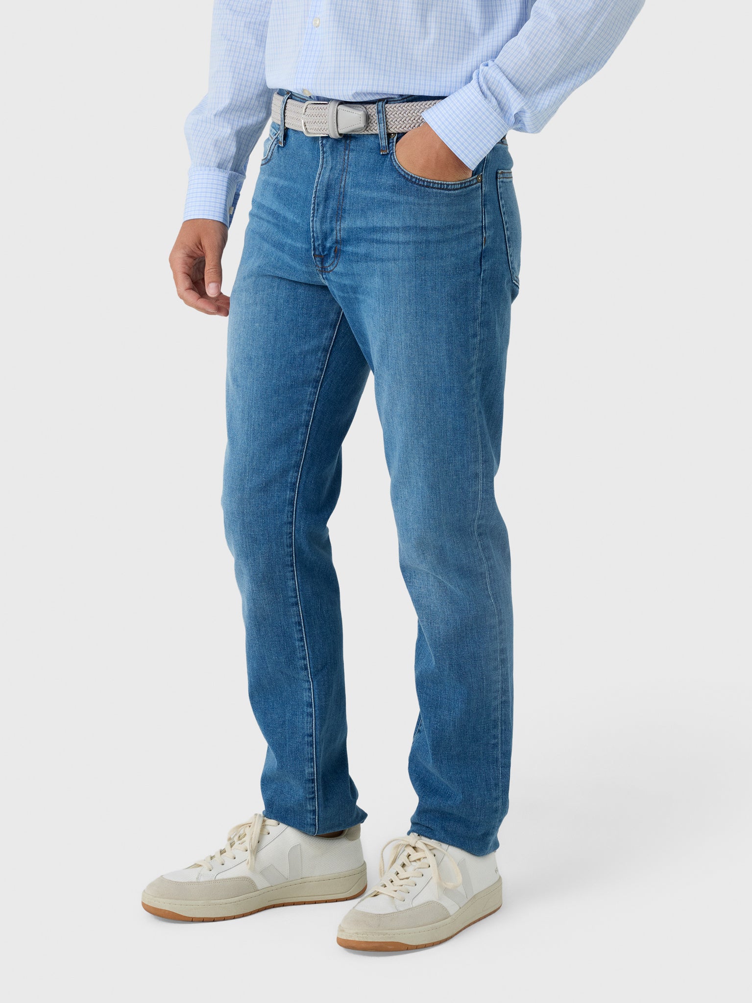 RYE51 Men's Selvedge Italian Stretch Jean - Saint Bernard