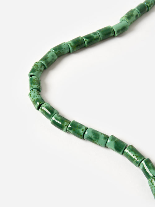 Her New Tribe Small Candy Malachite Necklace - Saint Bernard