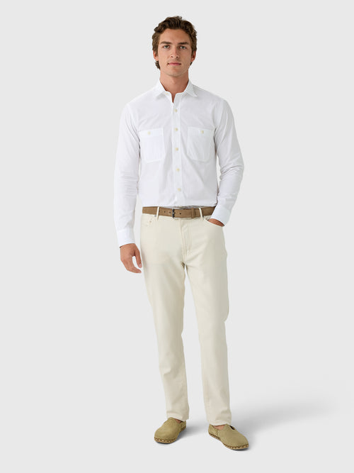 Salvatore Piccolo Men's Long Sleeve Cotton Shirt