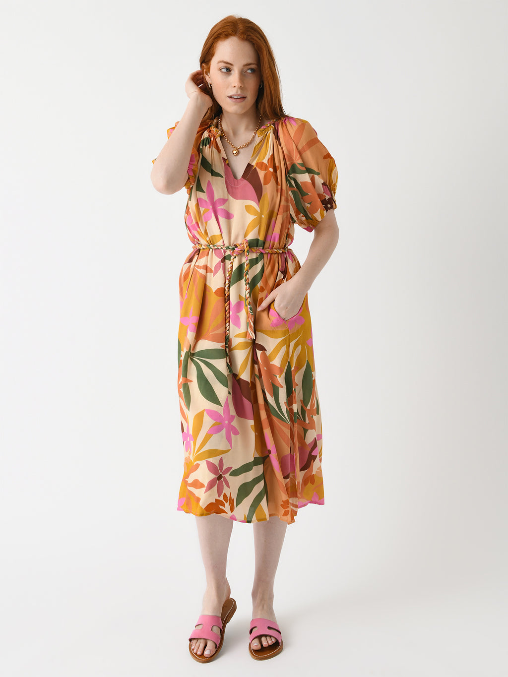 Velvet Women's Carol Printed Dress - Saint Bernard