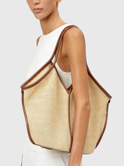 Hereu Calella Soft Raffia Bag
