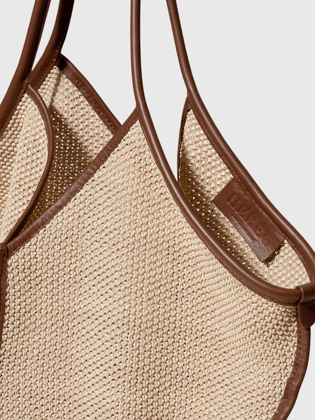 Hereu Calella Soft Raffia Bag - Saint Bernard
