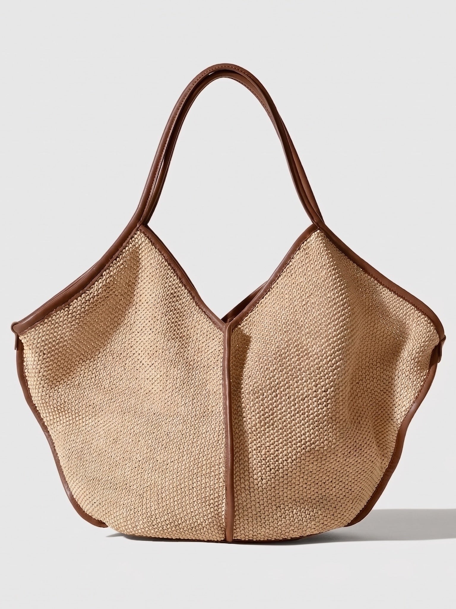 Hereu Calella Soft Raffia Bag - Saint Bernard