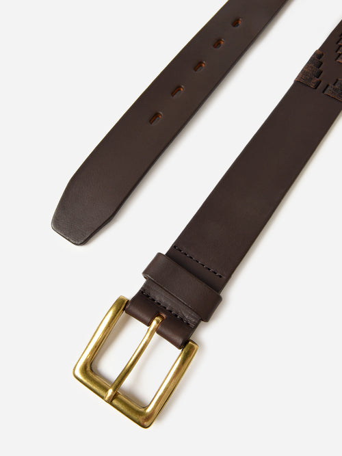 La Matera Men's Limited Edition: Castano Polo Belt