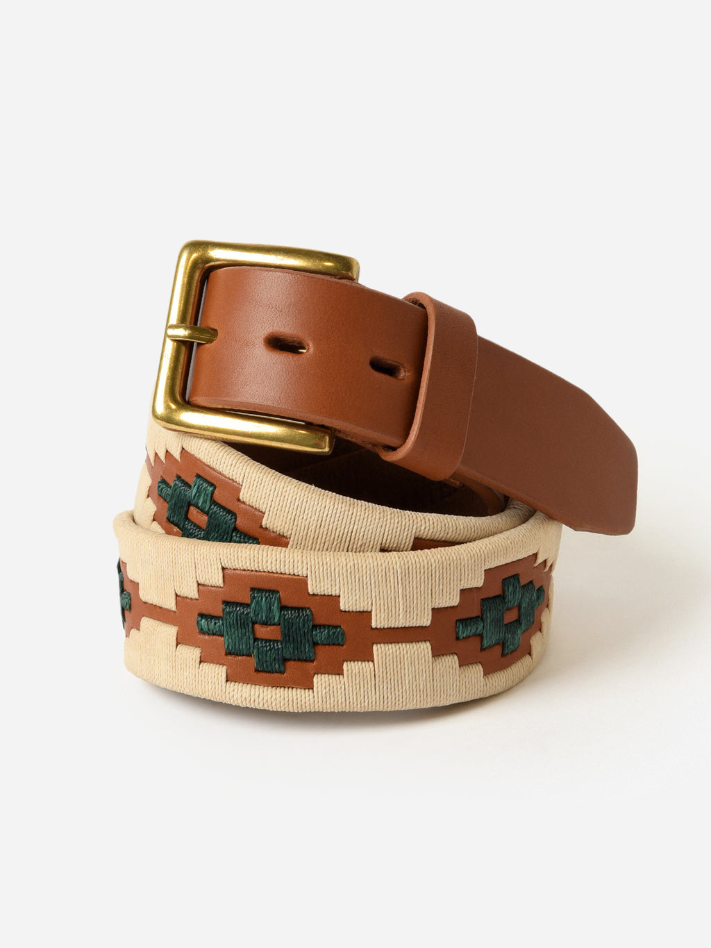 La Matera Men's Limited Edition: Cazador Polo Belt - Saint Bernard