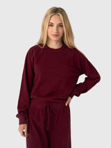 Eterne Women's Shrunken Raglan Sweatshirt - Saint Bernard
