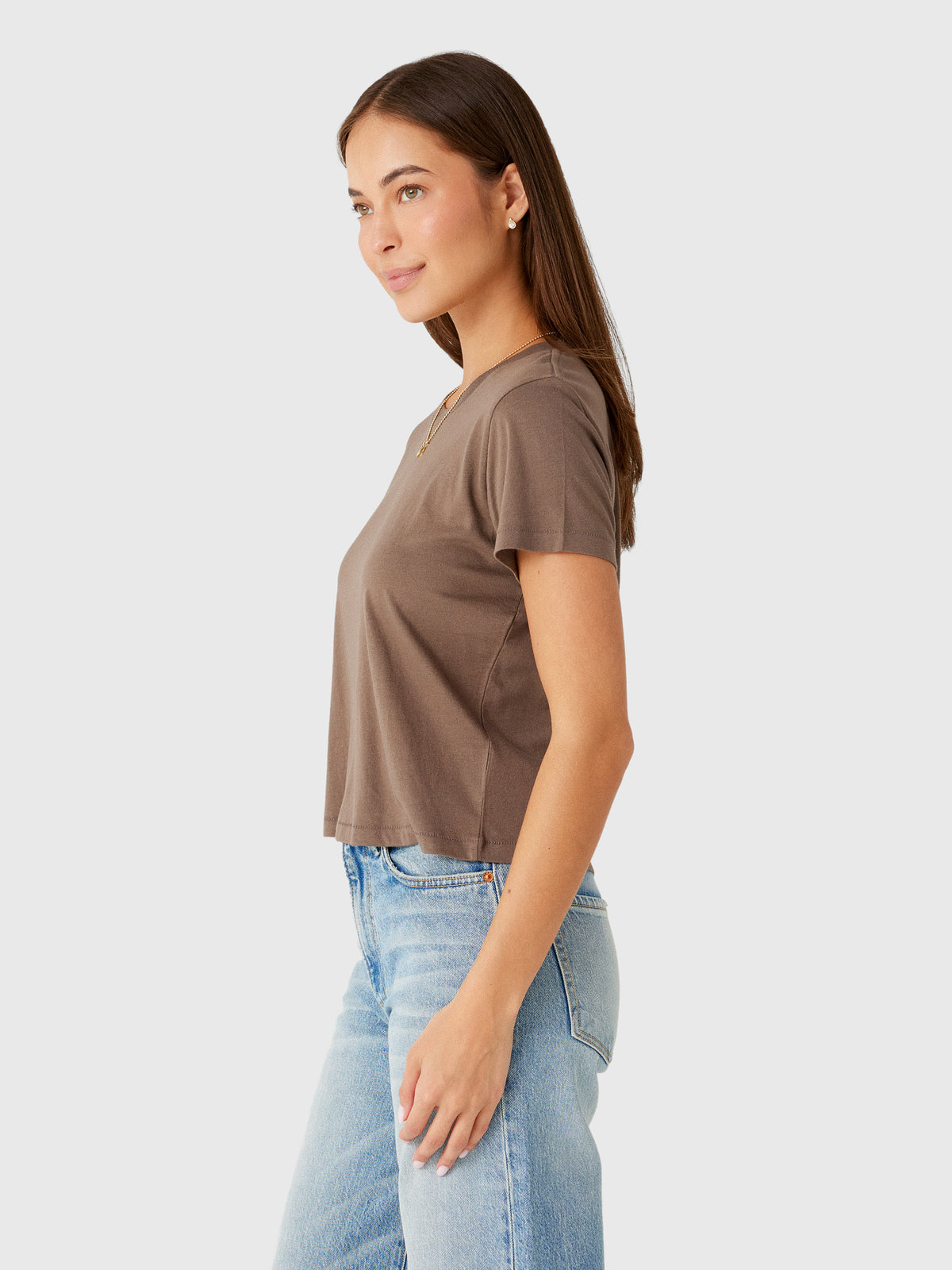 Eterne Women's Short Sleeve Boxy Tee - Saint Bernard