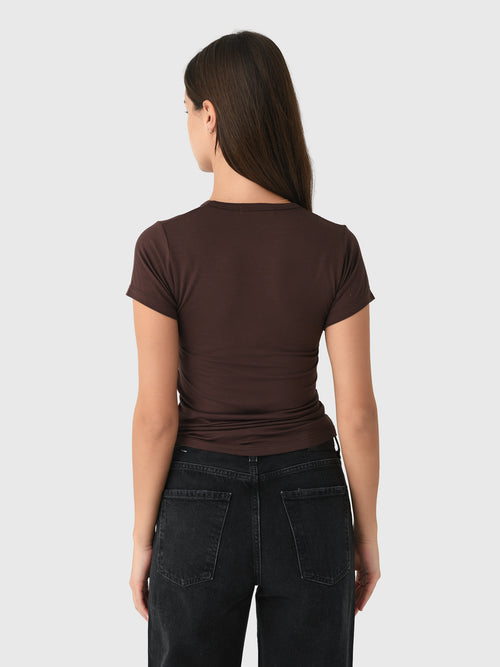 Eterne Women's Fitted Crewneck Short Sleeve T-Shirt