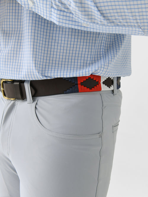 Santo Men's Embroidered Polo Belt