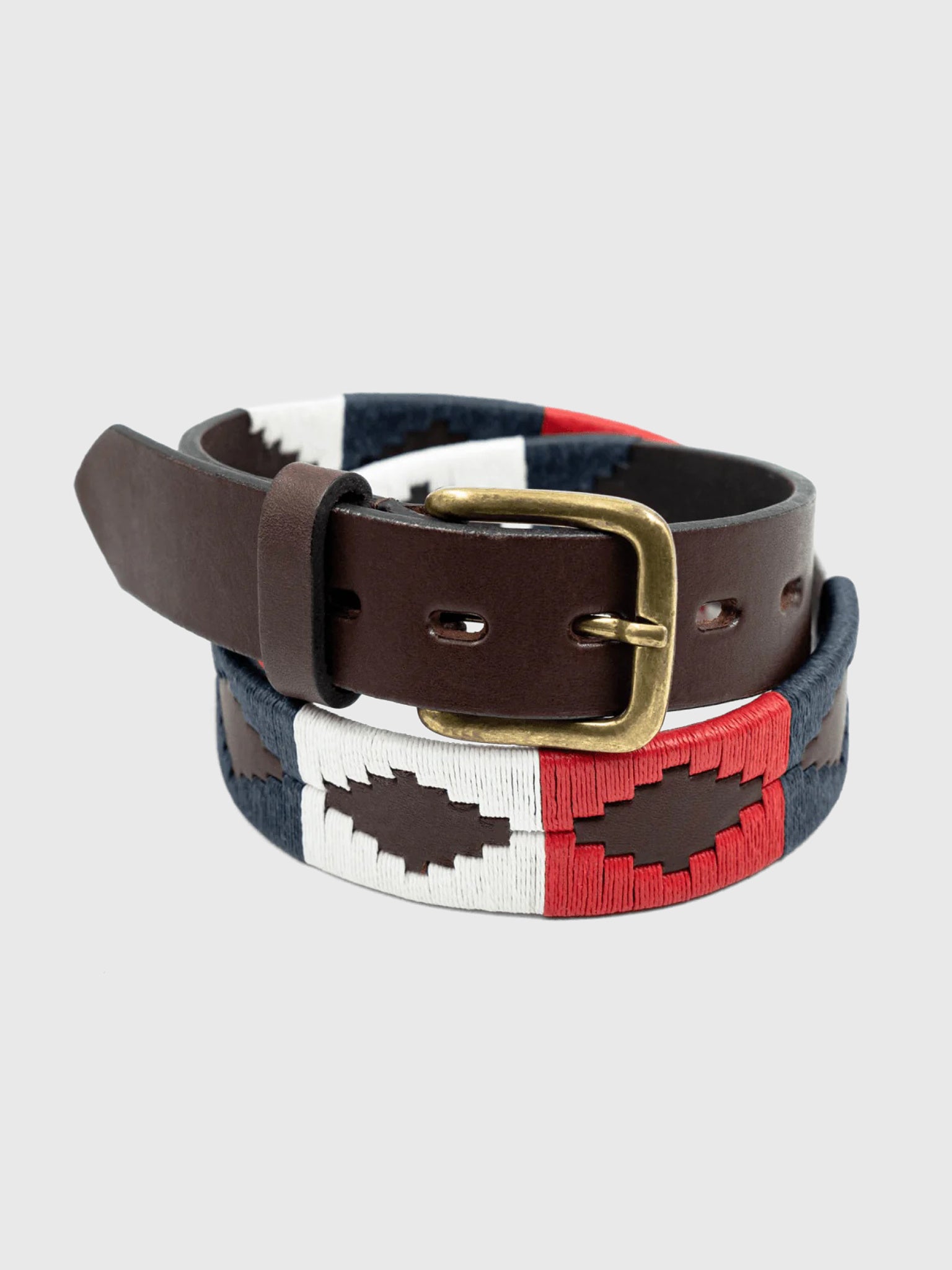 Santo Men's Embroidered Polo Belt - Saint Bernard