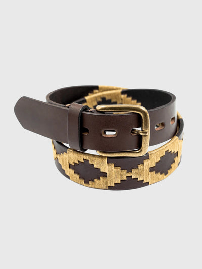 Santo Men's Embroidered Polo Belt - Saint Bernard