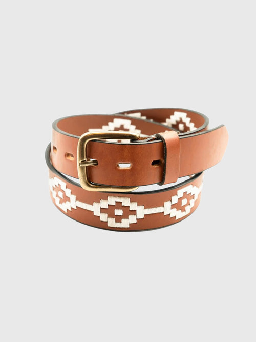 Santo Men's Embroidered Polo Belt