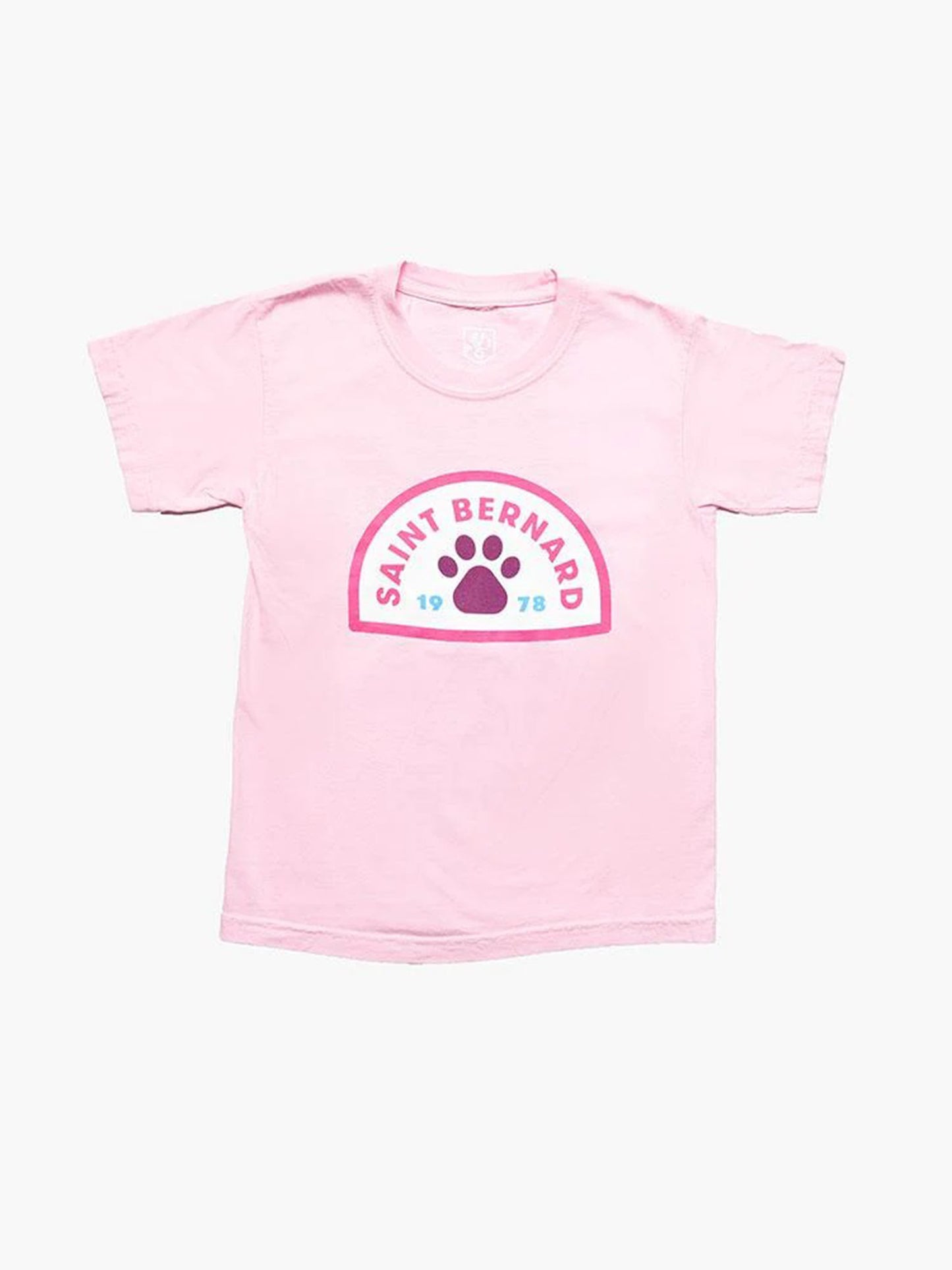 Saint Bernard Kids' Short Sleeve Dog Shield Tee