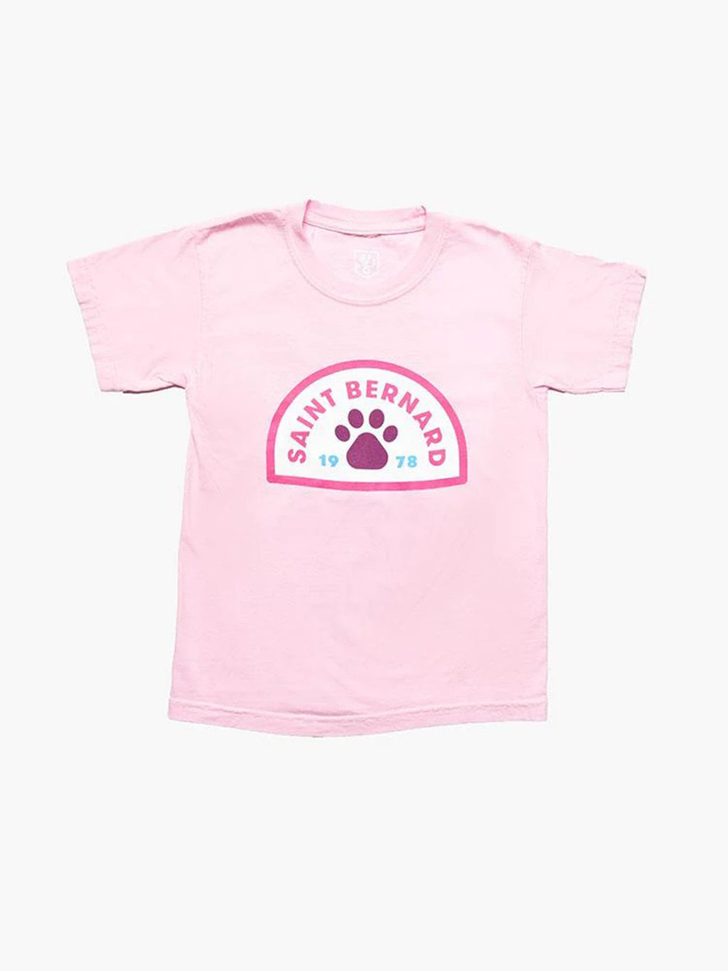 Saint Bernard Kids' Short Sleeve Dog Shield Tee - Saint Bernard