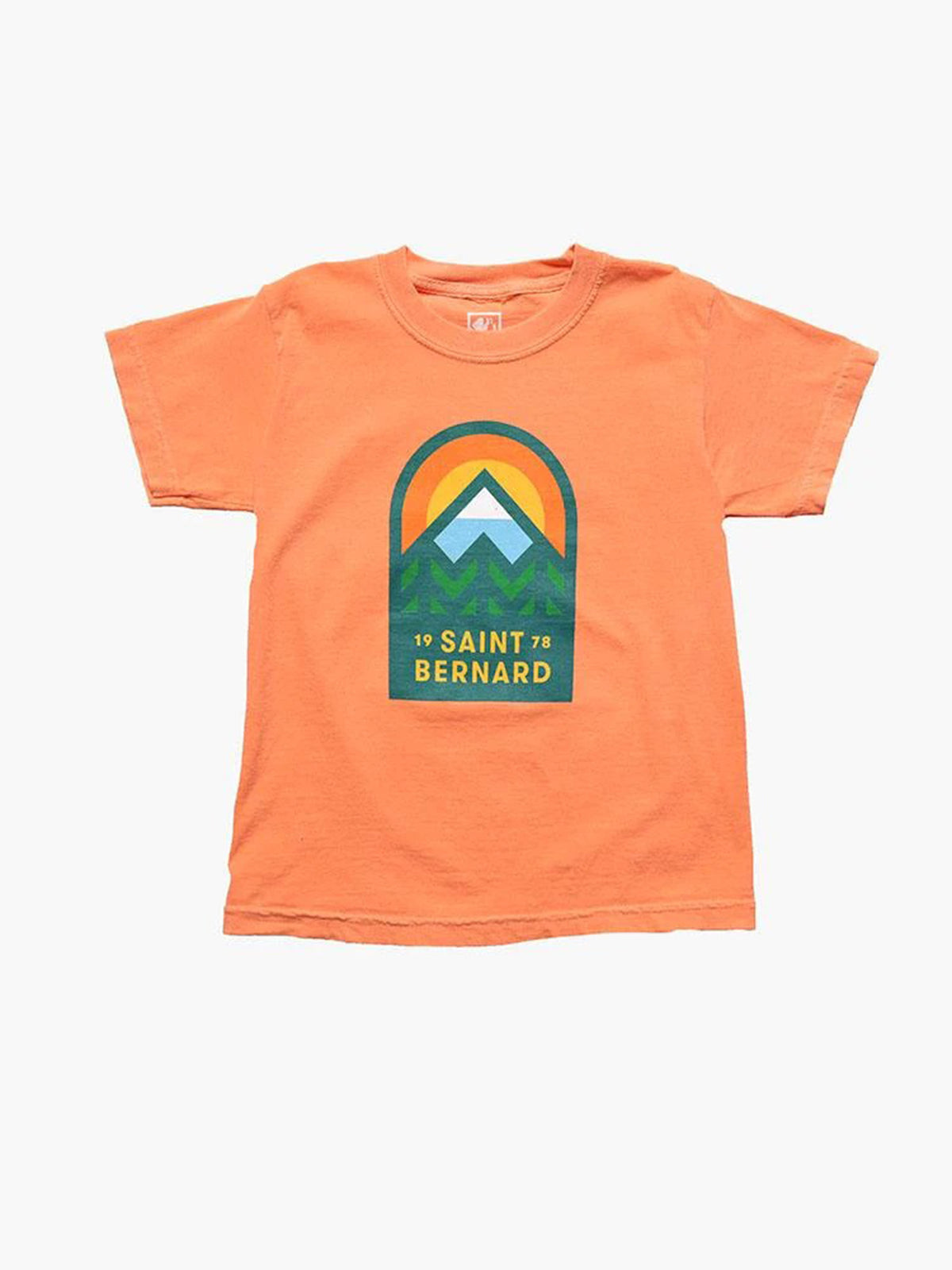 Saint Bernard Kids' Short Sleeve Sunset Logo Tee - Saint Bernard