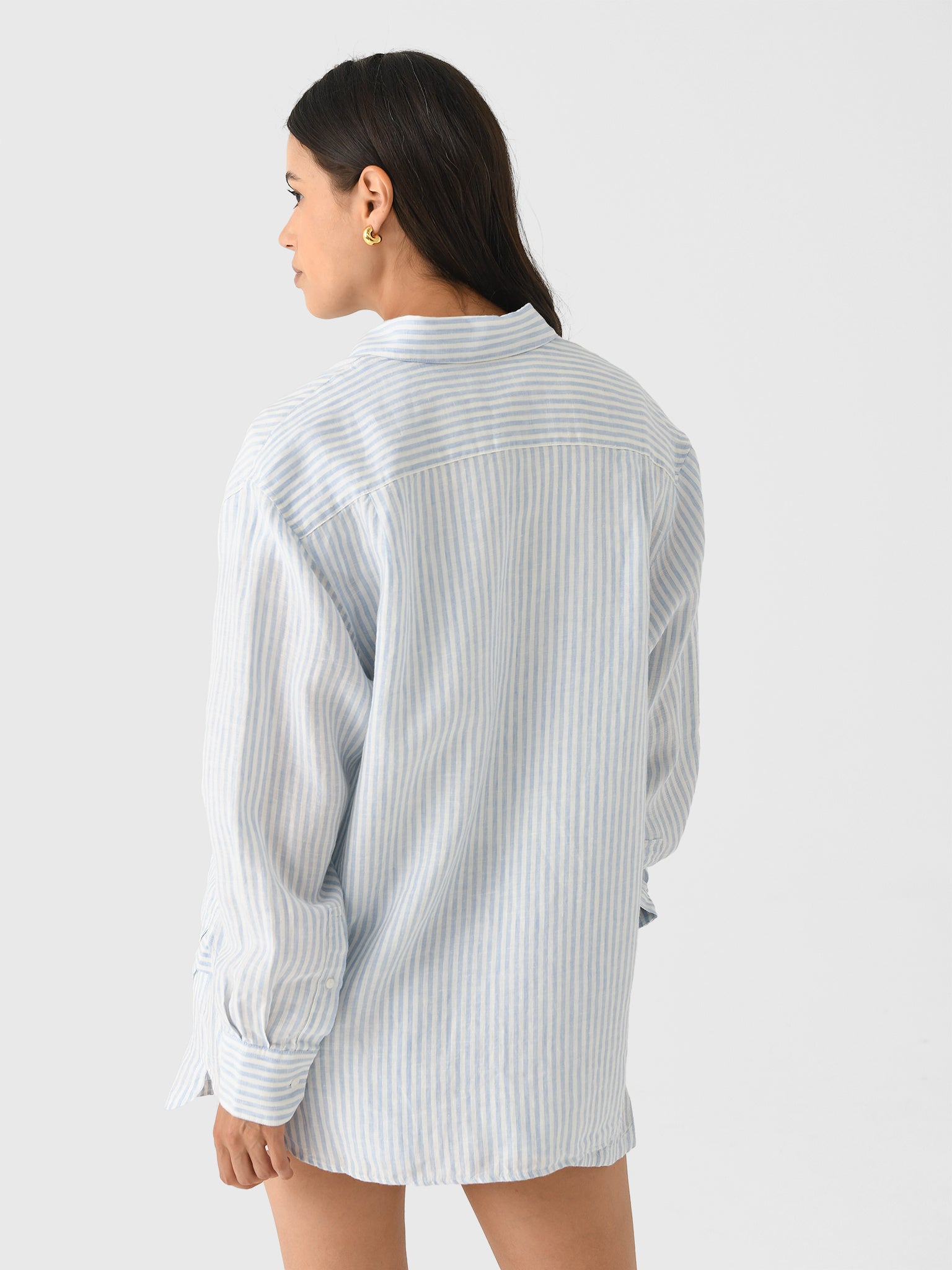 lacoste dress shirts women's Women's Oversized Cotton Button Down Shirt - T-Shirts & Tops - New In 2026