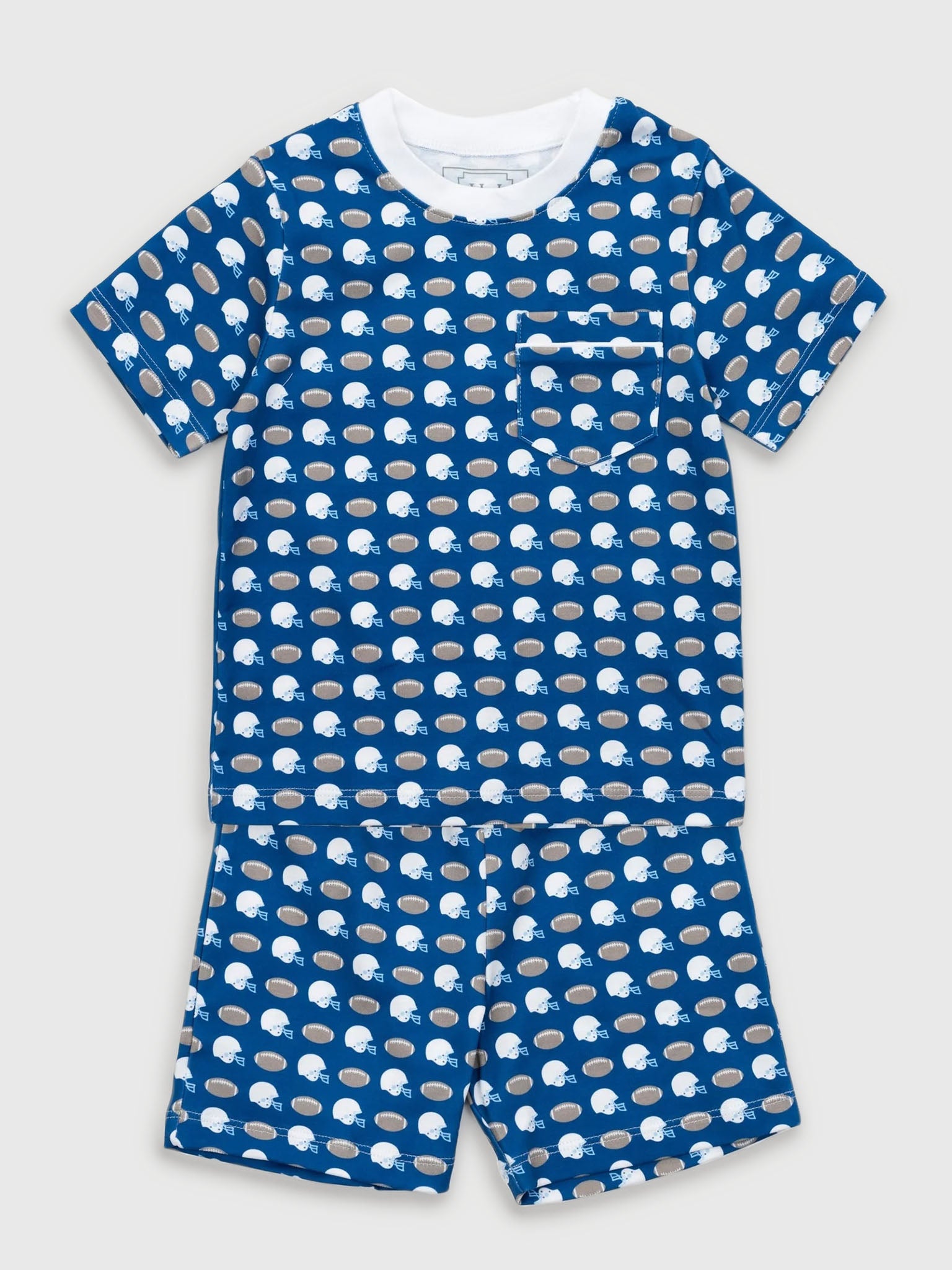 Lila And Hayes Boys' Charles Short Set - Saint Bernard