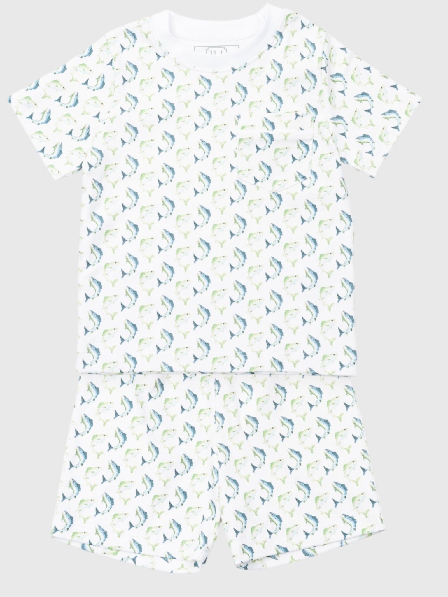 Lila And Hayes Boys' Charles Short Set - Saint Bernard