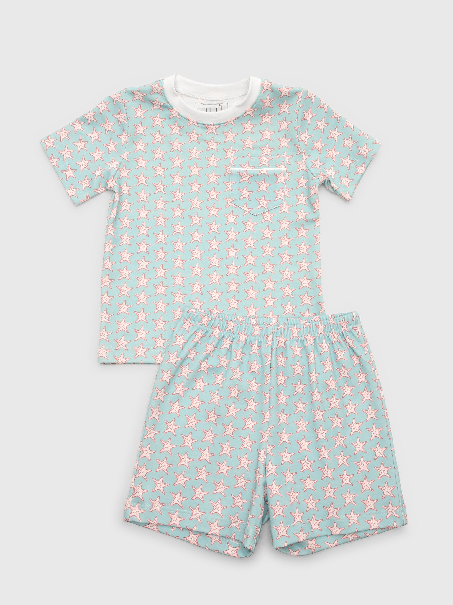 Lila And Hayes Boys' Charles Short Set - Saint Bernard