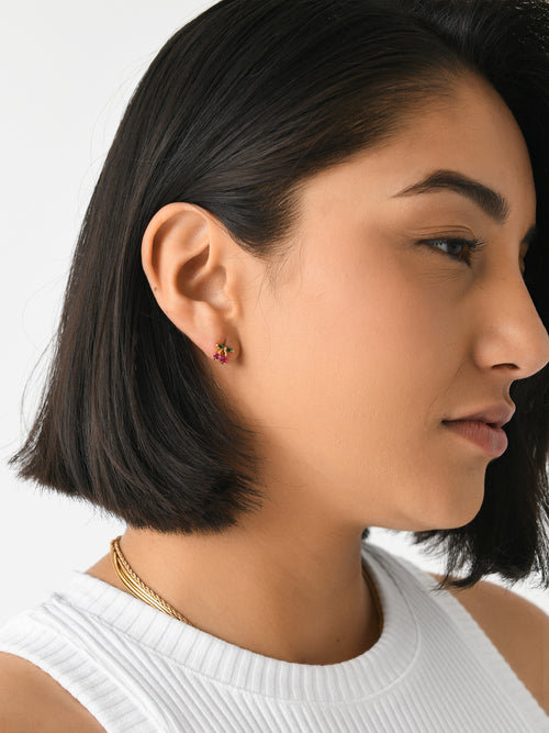 Alexa Leigh Cherry Stud Earrings
