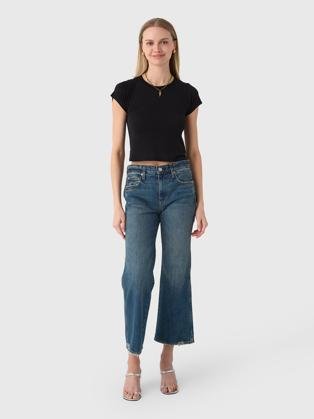 Eterne Women's Short Sleeve Baby Tee - Saint Bernard