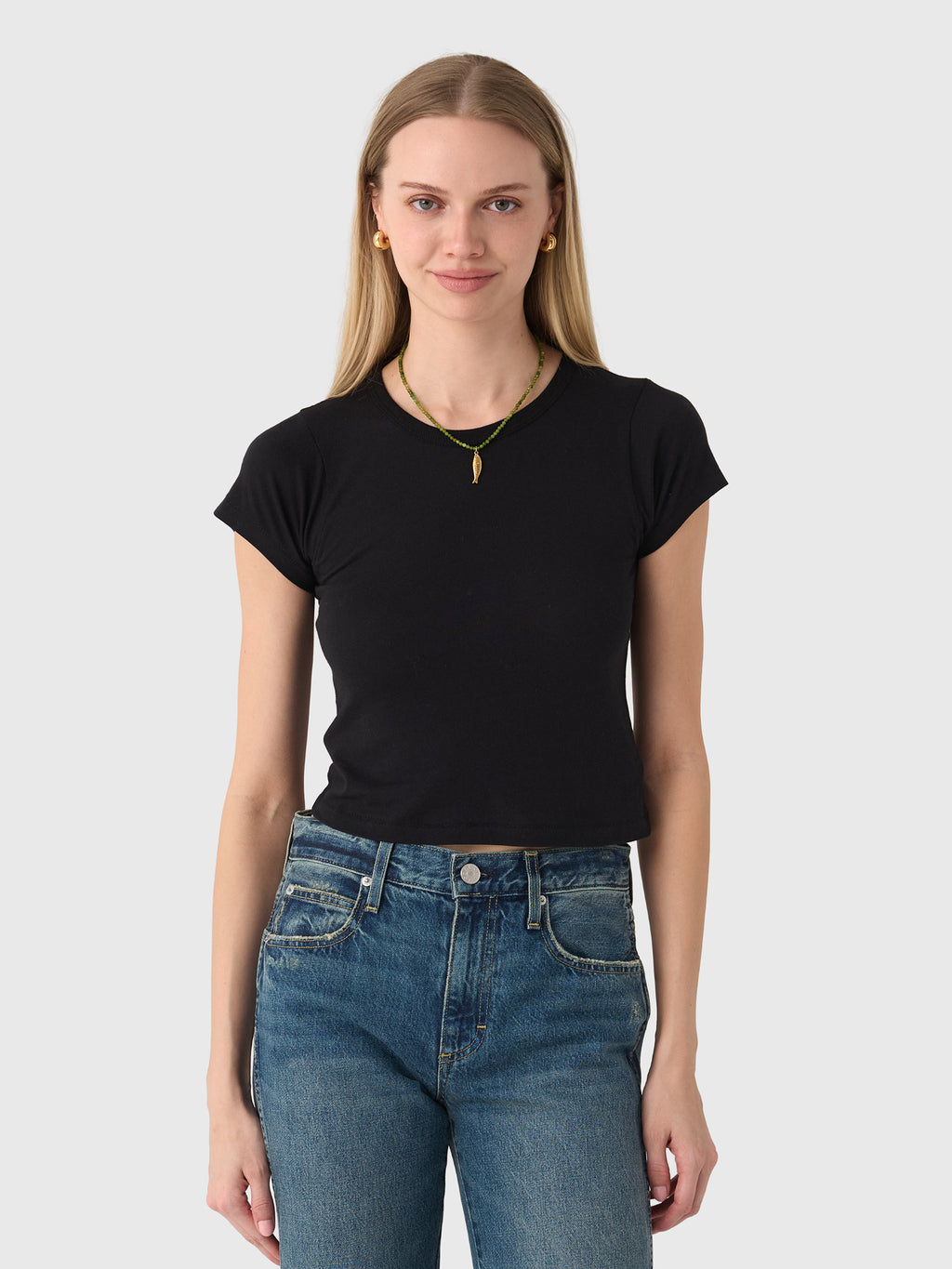 Eterne Women's Short Sleeve Baby Tee - Saint Bernard