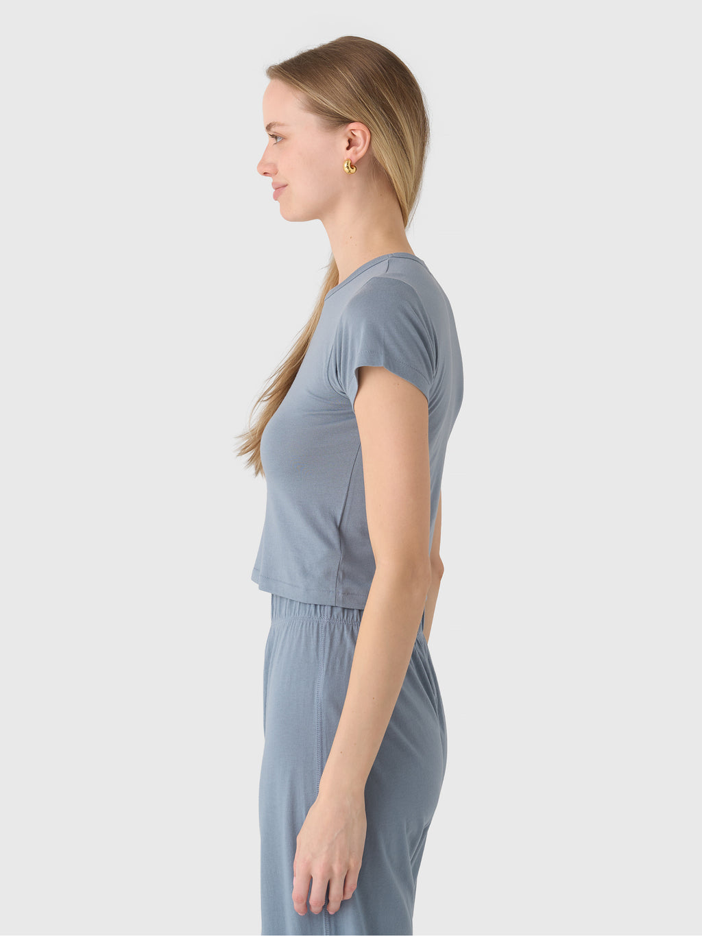 Eterne Women's Short Sleeve Baby Tee - Saint Bernard