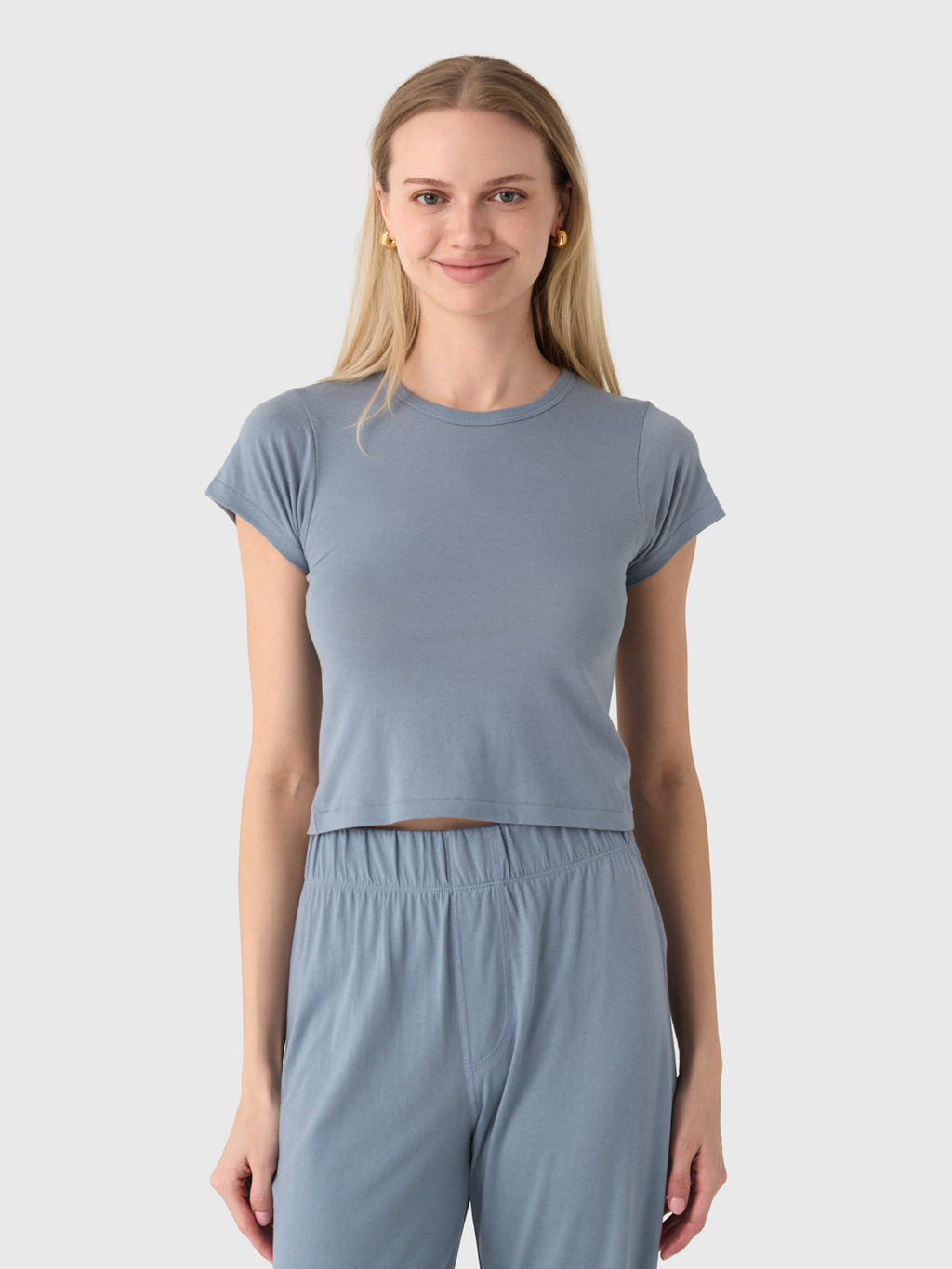 Eterne Women's Short Sleeve Baby Tee - Saint Bernard