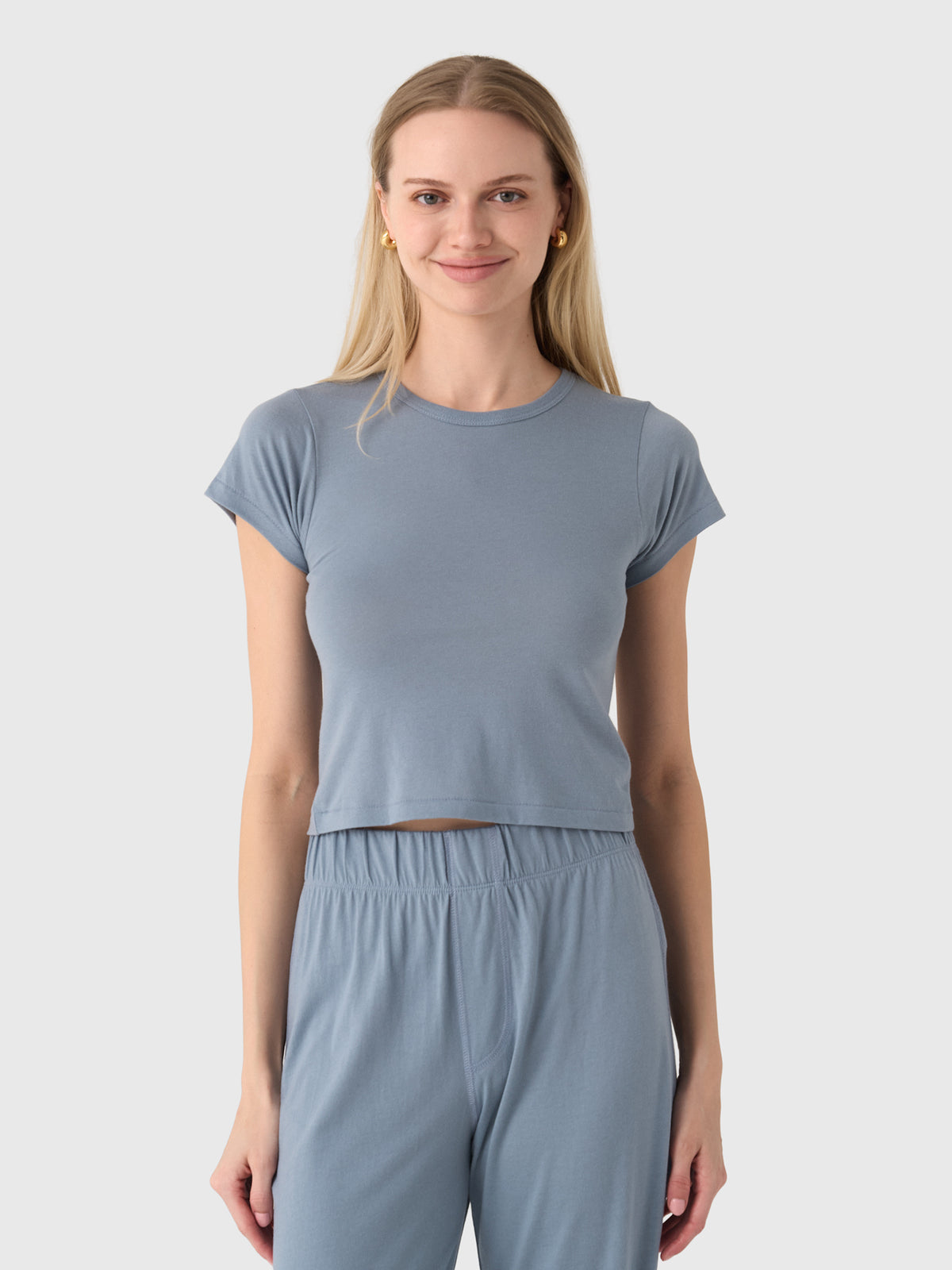 Eterne Women's Short Sleeve Baby Tee - Saint Bernard