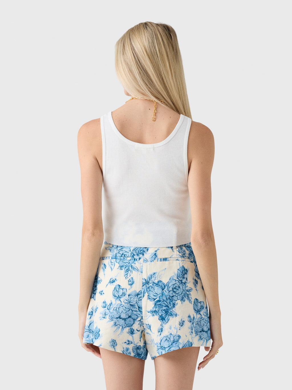 Eterne Women's Cropped Scoop Neck Tank - Saint Bernard