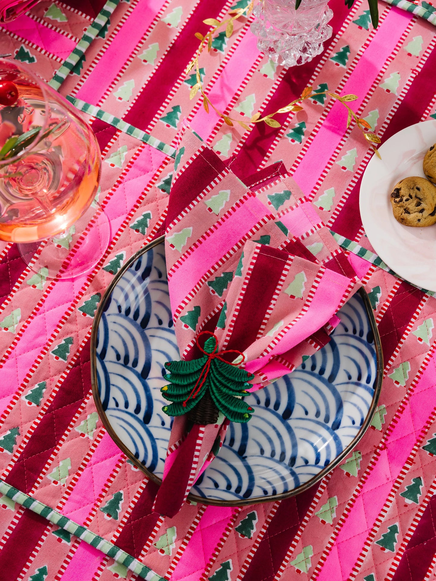 CHRISTMAS NAPKIN SETxSNOWWOOD-alt1