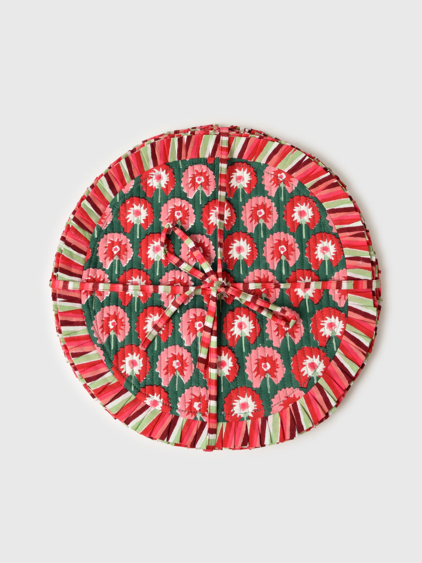 Furbish Christmas Placemat Set - Saint Bernard