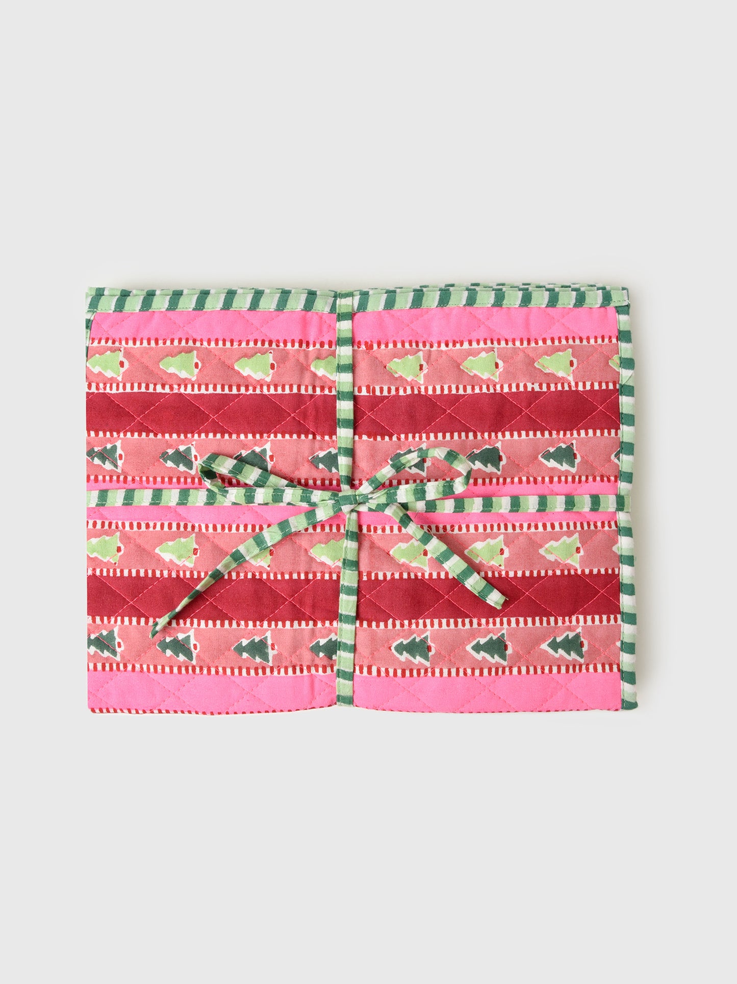 Furbish Christmas Placemat Set - Saint Bernard