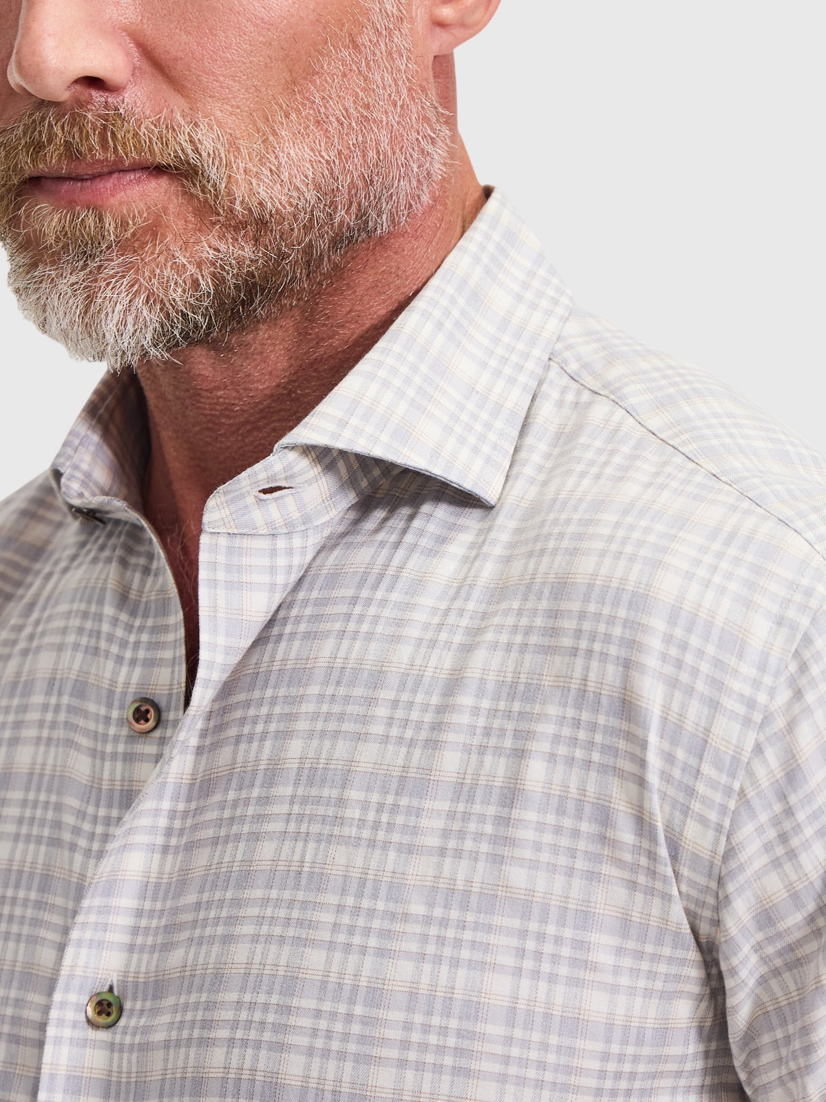 Rye51 Men's The Christopher Lightweight Flannel Shirt - Saint Bernard